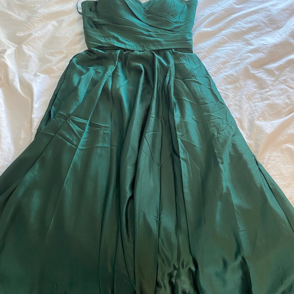 Green La Femme Dress